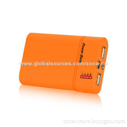 8,400mAh Portable Power Bank for iPad, iPhone, Samsung and HTC with LED Flash Lighting